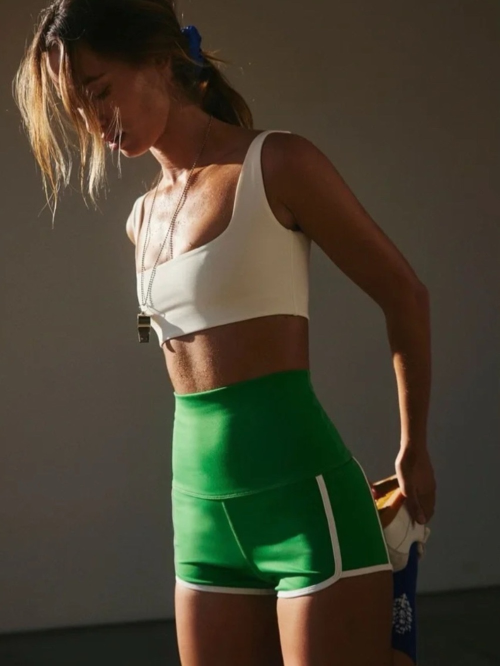 free people movement green island time micro shorts
